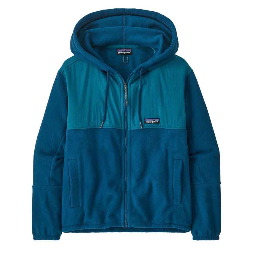 Patagonia Women's Microdini Hoody in Lagon Blue Size Medium